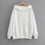 Rabbit Hoodies Long Sweatshirt Tops