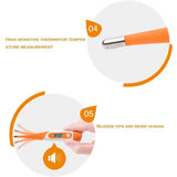Digital Children's or Baby Thermometer (Orange)