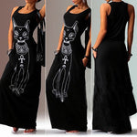 Women's Summer Sexy Casual Boho Long Maxi Party Beach Dress Vest Sundress