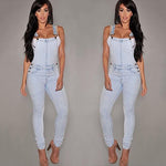 Women Sexy Slim Fit Baggy Loose Jeans Denim Overalls Pants Jumpsuit Rompers - ENSEIGNE DENIS