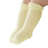 Newborn Baby Girls Sweet Cotton Summer Anti-slip Sole Breathable Knee High Socks