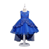 Cute Summer Sleeveless Baby Girls Princess Lace Wedding Party Dancing Dress