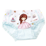 Cartoon Princess Soft Elastic Cotton Kids Girls Underwear Briefs Underpants