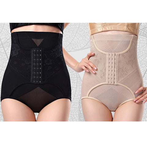 Women High Waist Firm Compression Trimmer Tummy Control Body Shaper Panties