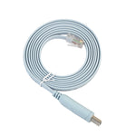 6ft USB RS232 Serial RJ45 Console Adapter Flat Cable for Cisco Router FTDI