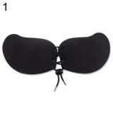 Women Sexy Silicone Push Up Adhesive Stick On Strapless Backless Invisible Bra