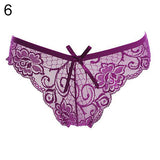 Women Sexy Cute Lace V-string Briefs Panties Thongs G-string Lingerie Underwear