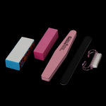 5Pcs Manicure Nail Care Tool Set Nail Beauty Nail Files Buffer Block Brush