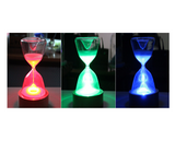 Timed colorful hourglass with sleeping remote night light