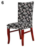 Elastic Flower Hotel Home Dining Room Wedding Banquet Party Seat Chair Cover
