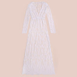 Women Sexy Evening Party Ball Lace Gown Formal Bridesmaid Long Maxi Dress