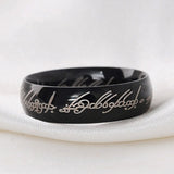 Fashion Titanium Steel Couples Lovers Wedding Party Ring Jewelry Charm Gift - ENSEIGNE DENIS