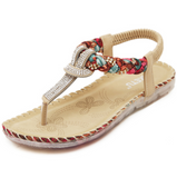 Summer Sandals Women T-strap Flip Flops Thong Sandals