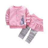 2Pcs Infant Toddler Baby Girls clothes cute lovely