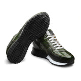 Green Patterned Sneakers