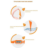 Digital Children's or Baby Thermometer (Orange)