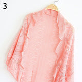 Women Fashion Crochet Kimono Hollow Knit Tops Knitwear Coat Outwear Cardigan