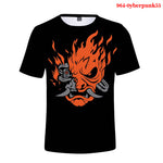 3D Digital Printed Short-sleeved Round Collar T-shirt