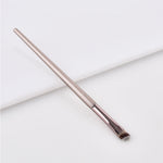 1Pc Champagne Gold Handle Eyebrow Foundation Powder Flame Makeup Brush Portable