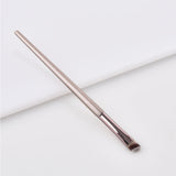 1Pc Champagne Gold Handle Eyebrow Foundation Powder Flame Makeup Brush Portable