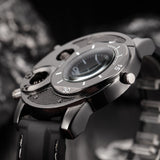 V8 Cool Men's Silicone Band Bolts Round Dial Sports Analog Quartz Wrist Watch