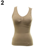 Women Slimming Tummy Control Breast Lift Built-in Bra Tank Top Shaper Shapewear