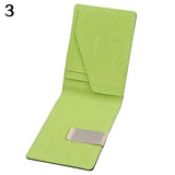 Men Fashion Faux Leather Magic Credit Card ID Holder Money Clip Short Wallet