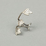 1Pc Women's Vintage Simple Leaf Design Clip On Earring Ear Cuff Ear Wrap Gift