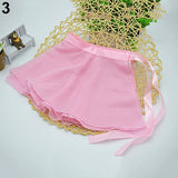 Girls Chiffon Cute Layered Ballet Tutu Skirt Skate Wrap Scarf Dance Wear Dress