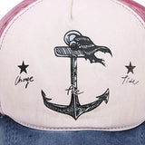 Men Women Adjustable Baseball Cap Anchor Sun Screen Outdoor Sports Snapback Hat