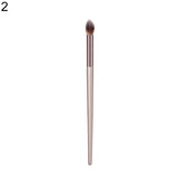 1Pc Champagne Gold Handle Eyebrow Foundation Powder Flame Makeup Brush Portable