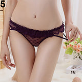 Women Sexy Heart Shape Lace G String Thongs Hollow Transparent Panties Underwear - ENSEIGNE DENIS