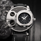 V8 Cool Men's Silicone Band Bolts Round Dial Sports Analog Quartz Wrist Watch