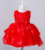 Children's wear in summer, Europe and the United States, new girls, Baby Dresses, full moon, 100 year old children, yarn dress, Princess Dress
