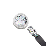 4 Boxes Glittering Hexagon Linear Nail Art Sequins DIY Manicure Beauty Decors