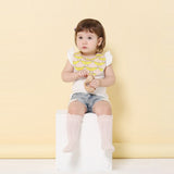 Newborn Baby Girls Sweet Cotton Summer Anti-slip Sole Breathable Knee High Socks