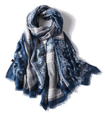 Women Lightweight New Designs Long Cotton Touch Shawl Wrap Warm Scarves
