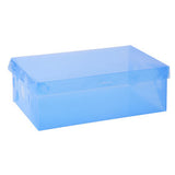 Candy Color Clear Plastic Shoebox Lady Stackable Shoes Storage Box Drawer Unit