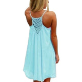 Sexy Women's Summer Casual Sleeveless Strap Backless Beach Dress for Evening Party - ENSEIGNE DENIS