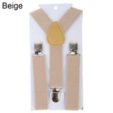 Children Kids Boy Girls Clip-on Y-Back Suspenders Elastic Adjustable Braces