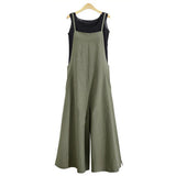 Women Fashion Loose Casual Palazzo Pants Trousers Overalls Summer Jumpsuit Gift
