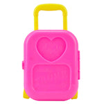 3D Kids Children Wheel Travel Train Suitcase Luggage for Barbie Doll Accessories