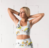 Silly Cat Padded Sports Bra