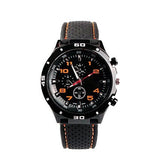 Men Fashion Silicone Band Round Dial Analog Quartz Wristwatch Sports Wrist Watch - ENSEIGNE DENIS