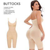 Women Shape Wear Tummy Control Shorts High-Waist Shaper Bodysuit SP