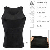 Men's Slimming Vest Body Shaper Corrective Posture Belly Compression