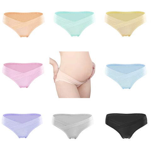 Pregnant Women Maternity Mother Cotton U Shape Low Rise Underwear Panties Briefs