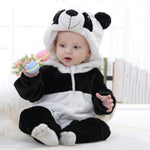 Baby Boy Girl Cute Panda Costume Newborn Infant Toddler Jumpsuit Romper Warm