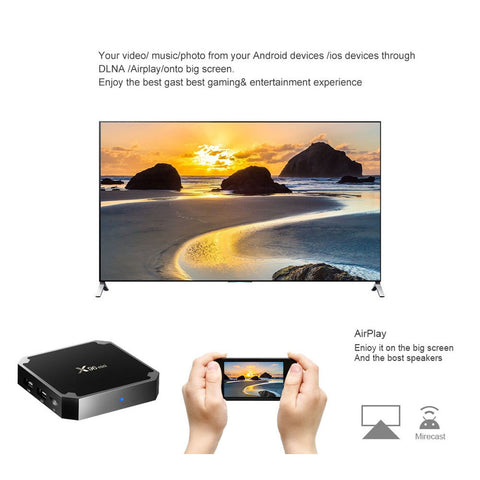 X96 Mini S905W 2G+16G Smart TV Box Quad-Core WiFi Media Player for Android 7.1.2