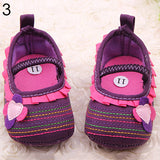 Toddler Infant Baby Girl Flower Shoes Crib Prewalker Newborn To 18 Months Babyshoes